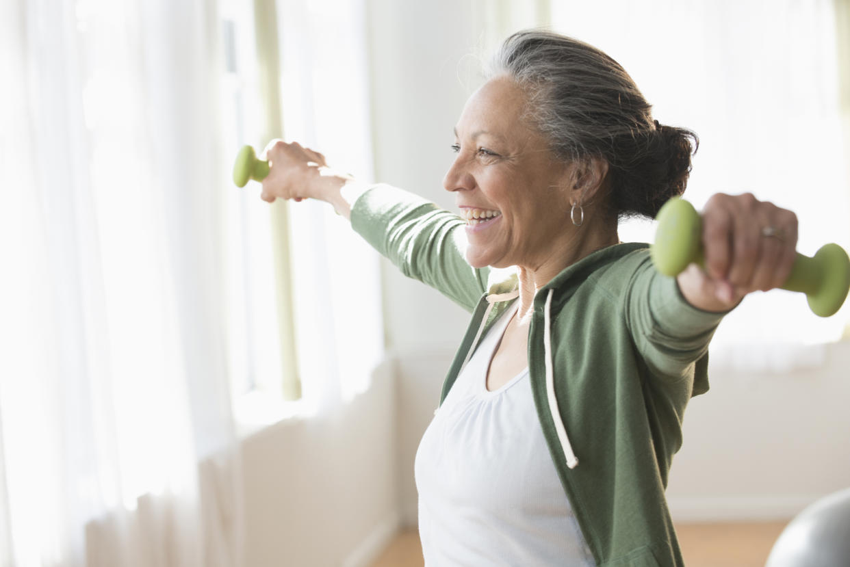 Exercise can help promote better sleep as you age. (Getty Images)