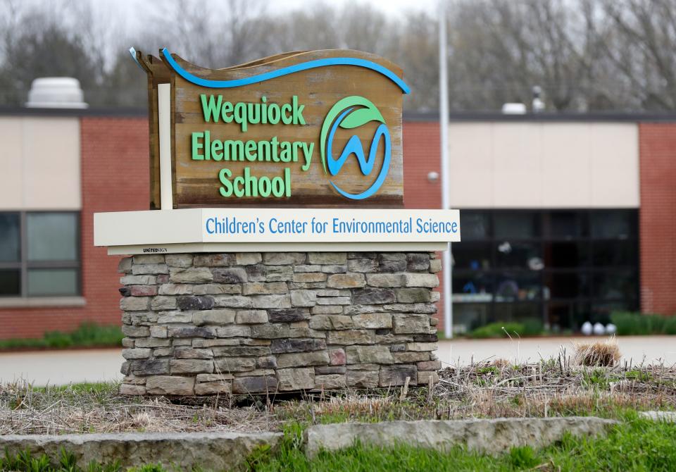 Wequiock Elementary School, located at 3994 Wequiock Road in Green Bay.