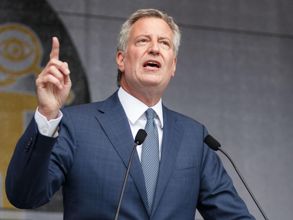 Bill de Blasio shot down harsh criticism of his decision to run for president in 2020, saying in a new interview he’s unbothered by the jokes unleashed from late-night hosts shortly after his announcement. The latest Democratic presidential hopeful said Tuesday that being the butt of jokes as the 24th candidate to launch a bid for the White House was like a “walk in the park” compared to his tenure as mayor of New York City. “I think this is something to understand about me and my candidacy — mayor of the largest, toughest city in America. I have been for six years,” Mr de Blasio said on Tuesday. “To me, that’s like a walk in the park,” he continued. “I didn’t even notice that because I deal with really tough issues every single day … Late-night comics don’t bother me.”His comments arrived after popular late-night hosts derided the mayor for announcing a presidential run last week, with Jimmy Fallon saying his campaign was “the beginning of a brand-new comedy” and Stephen Colbert joking: “Yet another new Democratic candidate pushed his way into the clown car. I’m talking about New York City Mayor and Frankenstein’s monster’s lawyer Bill de Blasio.”As the mayor of a city that also has one of the largest press hubs in the country, Mr de Blasio also pushed back on Tuesday from conservative outlets admonishing his candidacy. “Fox News and New York Post, you’re going to get a definite reaction because I have challenged them plenty of times,” he said.The mayor took the jokes in good humour, however, chuckling during his interview on CNN when the network played a series of late-night hosts roasting his candidacy. “That’s what they do for a living, it’s normal,” he added. Mr de Blasio faces an uphill battle: the mayor must prove he can carry his own state against frontrunners Joe Biden and Bernie Sanders, while maintaining support from a growing progressive base that has embraced diverse candidates like Kamala Harris, Elizabeth Warren and Pete Buttigieg, among others. The mayor has launched a campaign focusing on America’s working class, promising to build the country on a foundation of progressive principles as he has sought to accomplish across his hometown. He currently holds a 14 per cent favourable rating among Democrats and 35 per cent unfavourable rating in the latest polling.