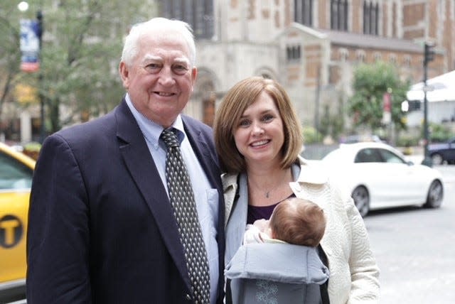 Tanya Washington with her father Carey Alexander Washington when her daughter Izzy, now 5, was an infant.