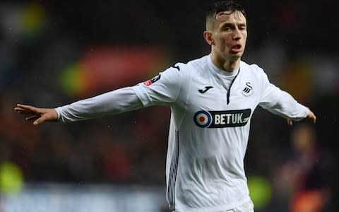 Bersant Celina scored a great second goal for Swansea - Credit: Getty Images