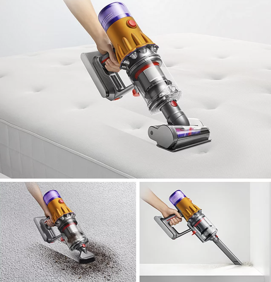 It includes four cleaning tools so you can get into every corner and crevice. (Dyson)