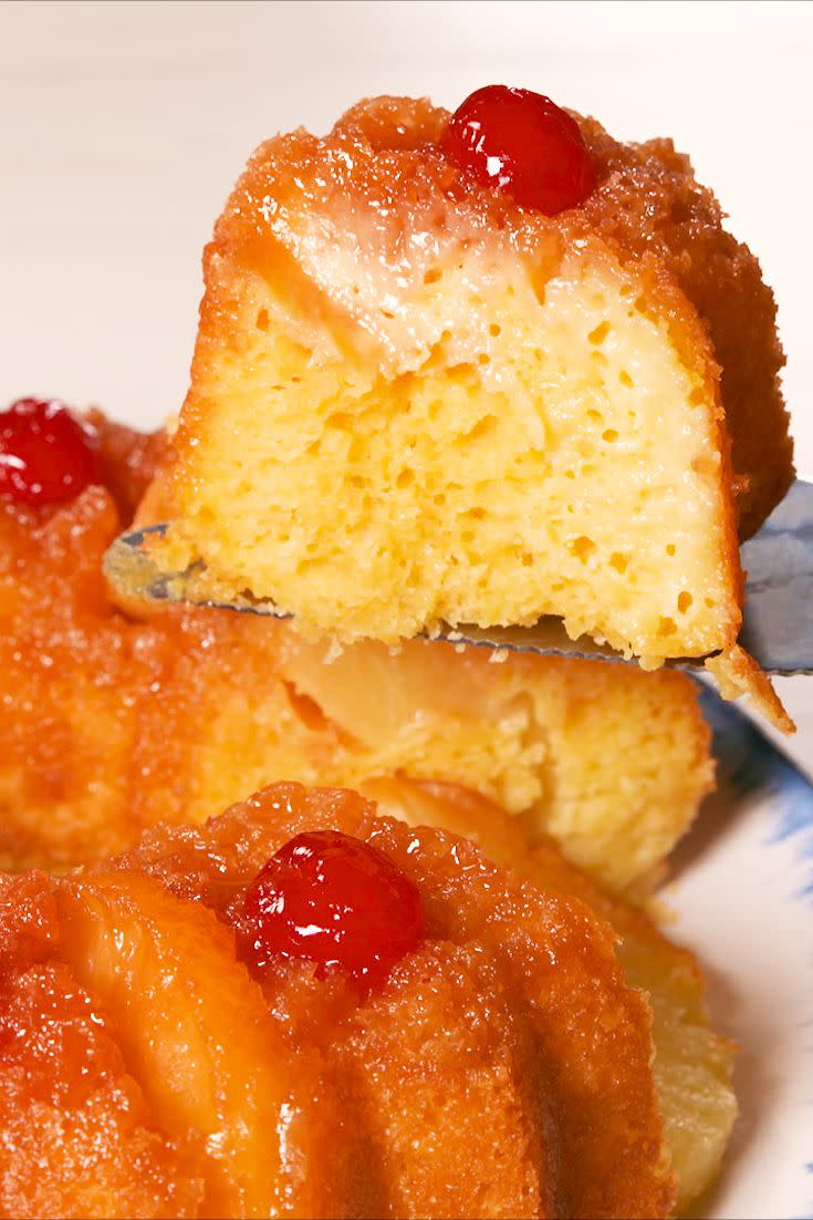 Pineapple Upside Down Bundt Cake