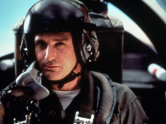 Bill Pullman as heroic President Thomas Whitmore in Independence Day (Rex)