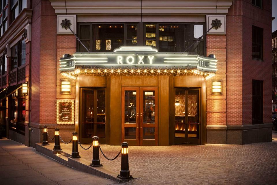 Exterior of The Roxy, voted one of the top hotels in New York City