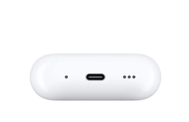 ▲AirPods Pro同樣有做出改版，首先是新版的充電盒也將變為 USB-C充電口。（圖／蘋果官網）