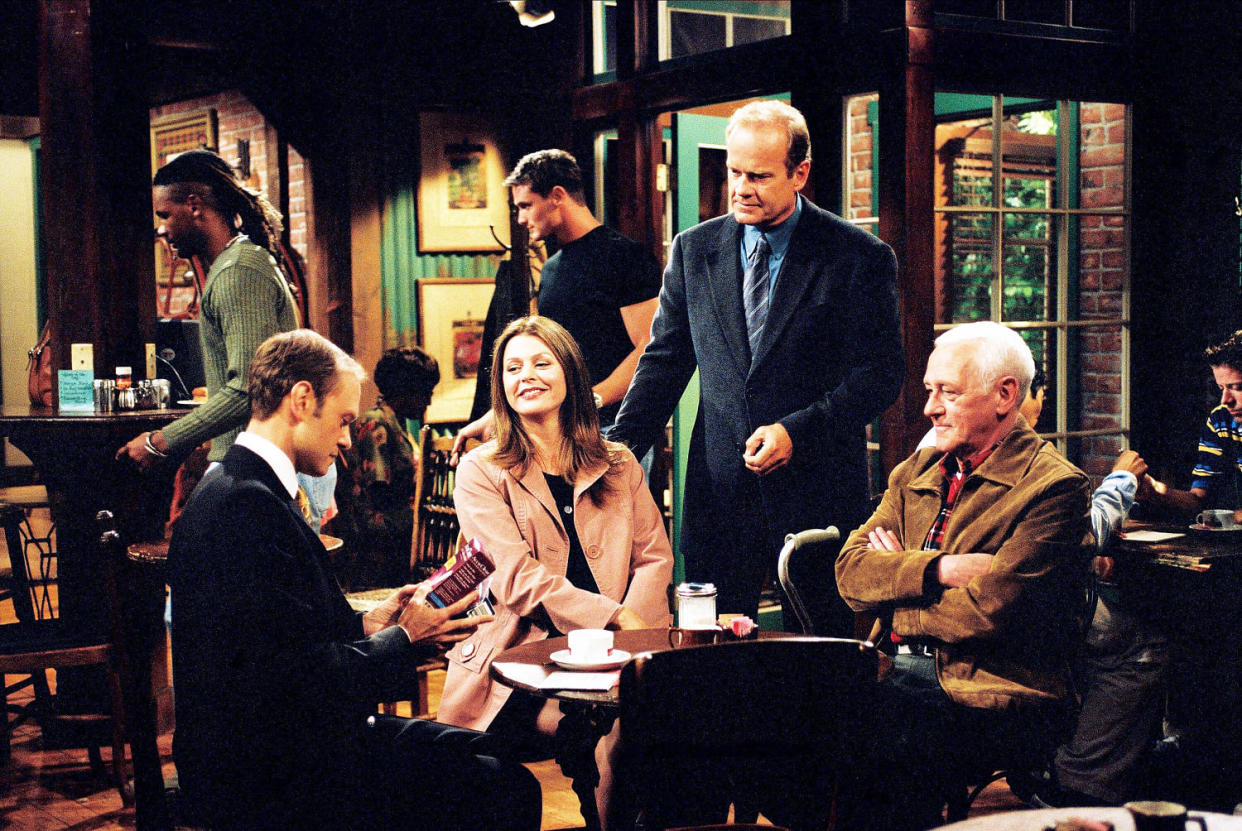 David Hyde Pierce, Jane Leeves, Kelsey Grammer, and John Mahoney on 