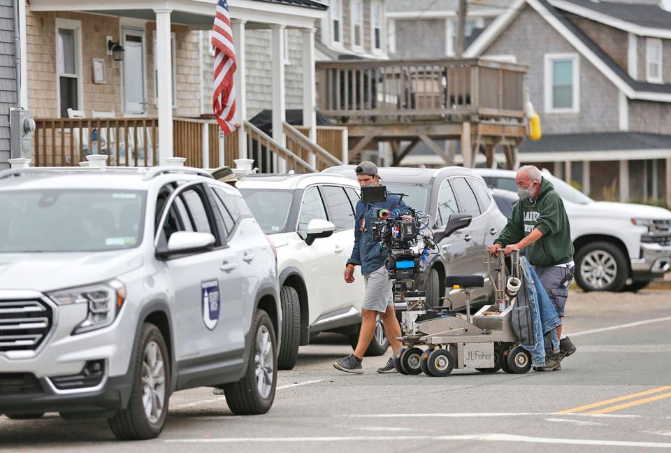 Turner Road in Scituate was a shooting location for "Untitled Novelist Project" on Sept. 19, 2022.