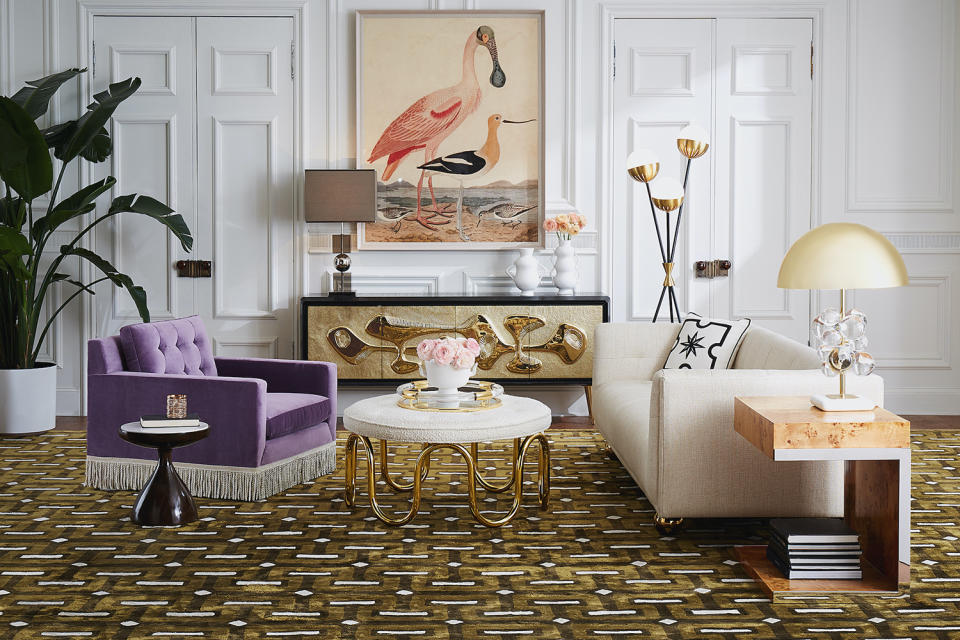 Jonathan Adler modern living room trends