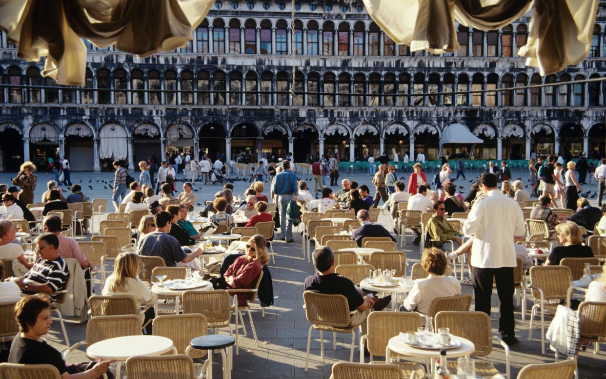 The restaurant in which the alleged rip-off occurred was close to St Mark's Square - David Madison