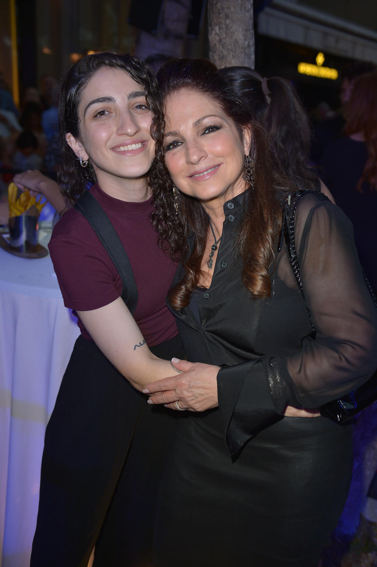 Gloria Estefan with her daughter, musician Emily Estefan. (Photo: Johnny Louis/Getty Images)