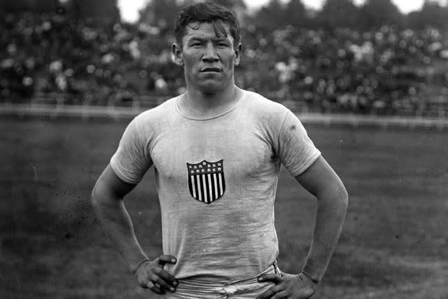 <p>Branger/Roger Viollet via Getty </p> Jim Thorpe