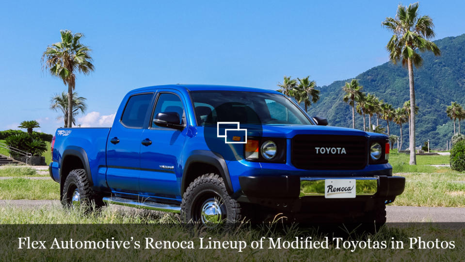 Flex Automotive's Renoca Windansea, a retro-styled modification of the Toyota Tacoma.