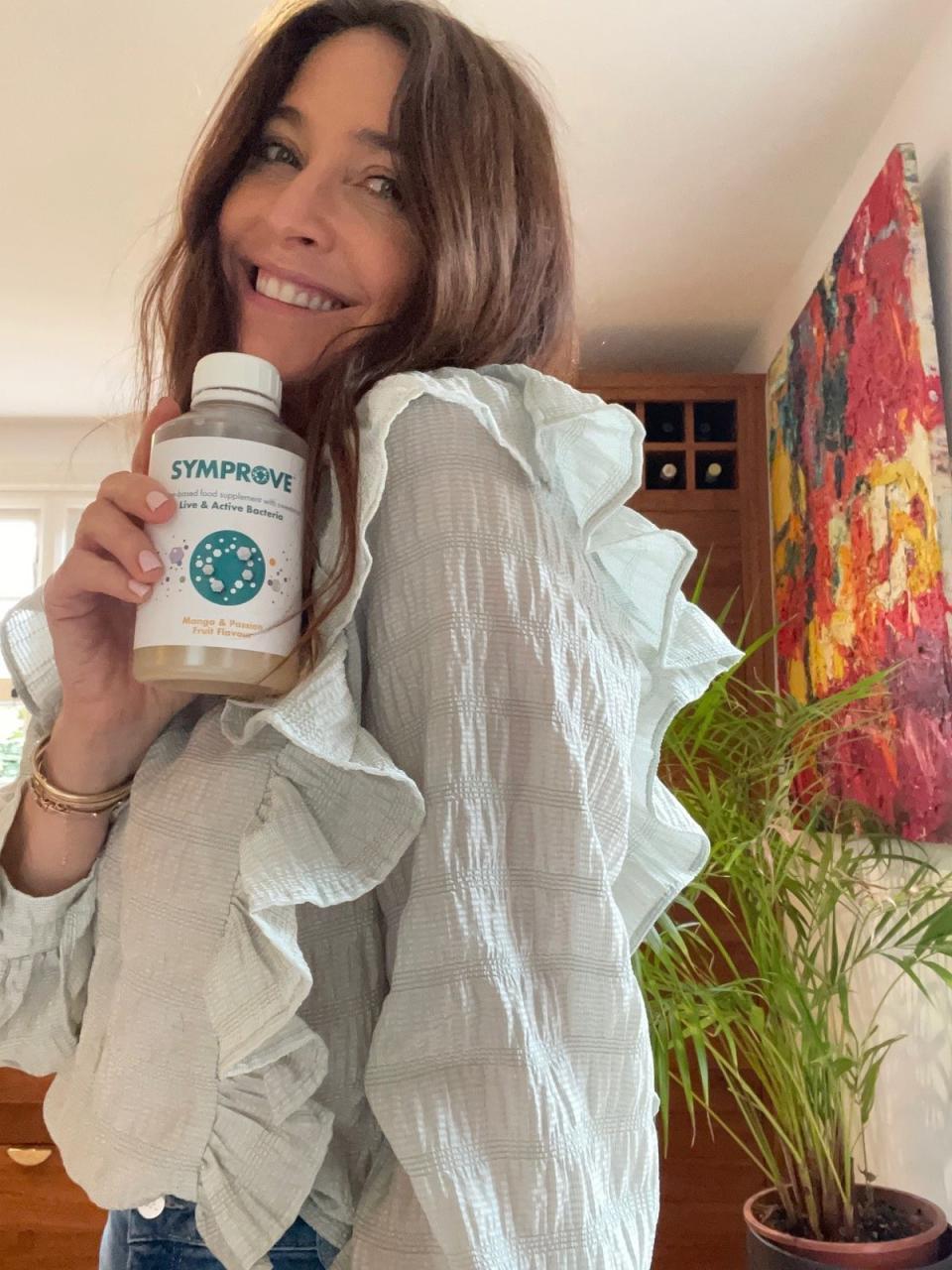 Lisa Snowdon has teamed up with probiotic brand Symprove for their #ItTakesGuts campaign (Handout)