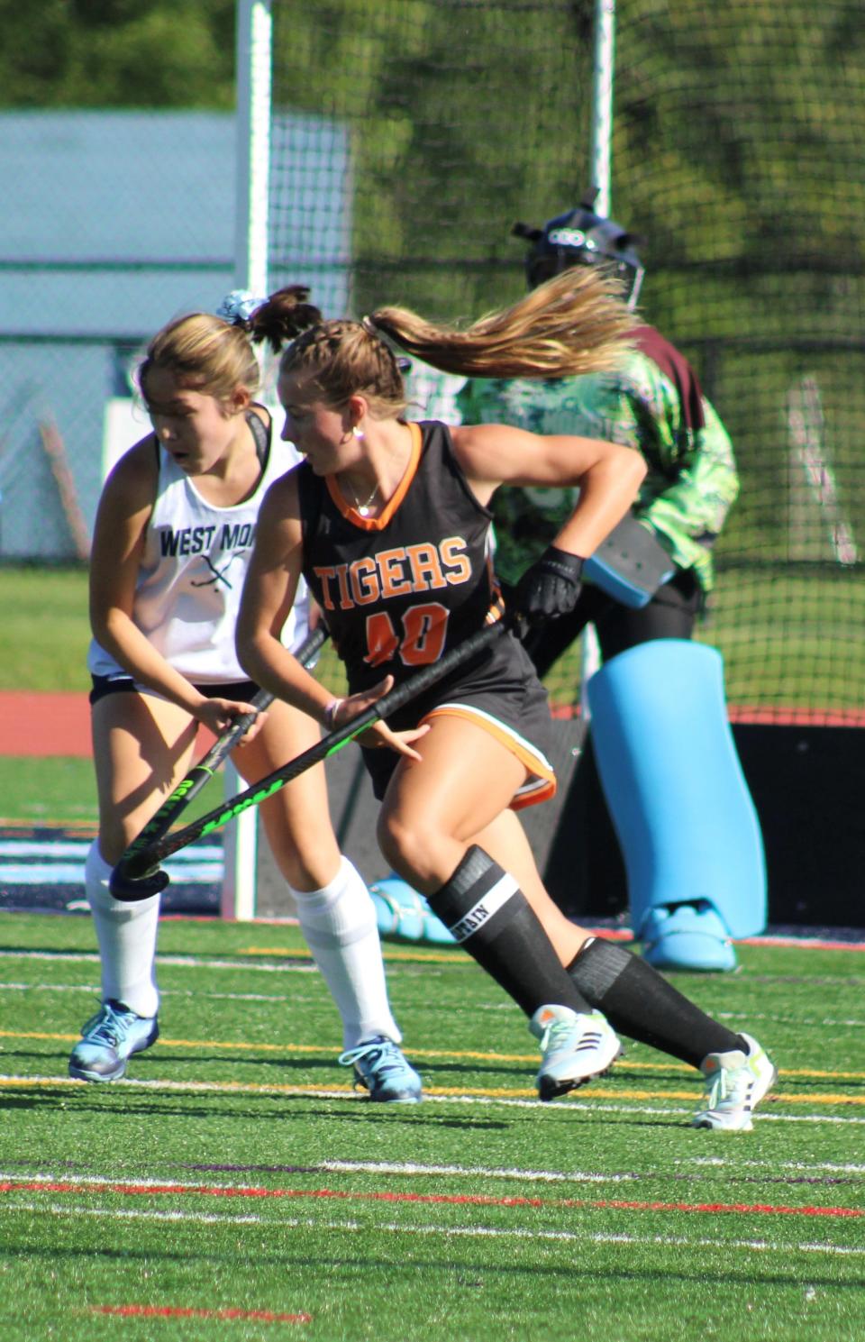 Hackettstown senior Kiara Koeller broke the single-season school record for goals last fall. She has now broken the career goal-scoring record, which was held by her former club coach, Heather Kozimor.
