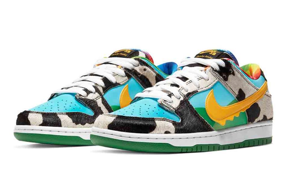 nike, nike dunks, Nike SB Dunk Low Pro x Ben & Jerry’s "Chunky Dunky"