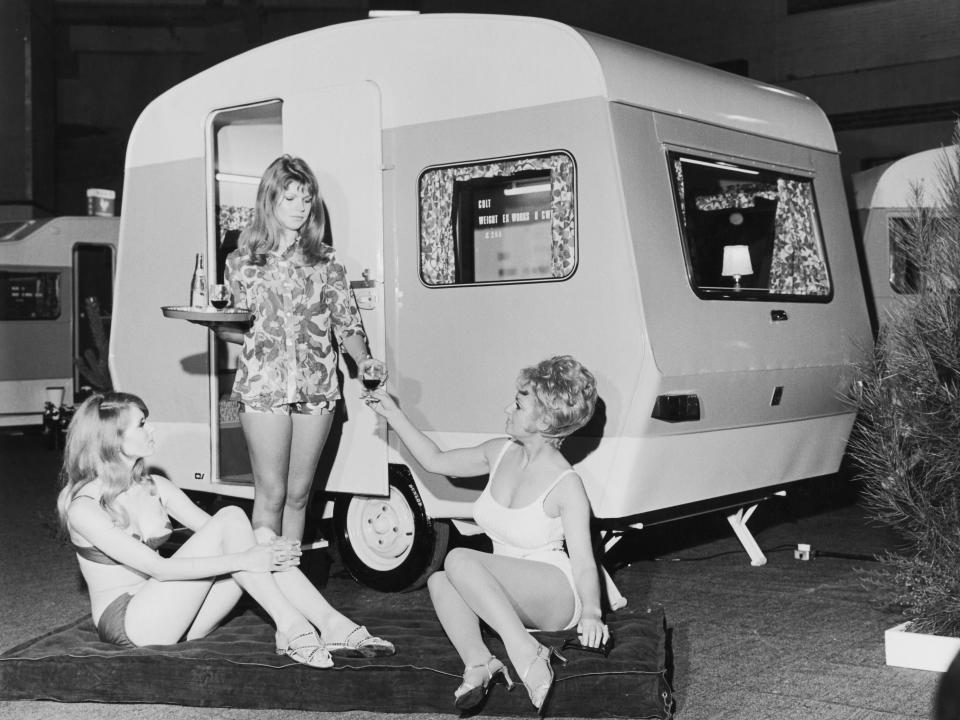 vintage camping 60s