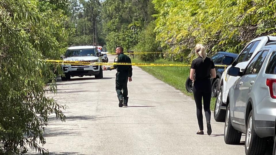 Lee County Sheriff Carmine Marceno said that two people out for a walk Monday morning discovered a dead body along Sophomore Lane in south Fort Myers sparking a homicide investigation by the Sheriff's Office.