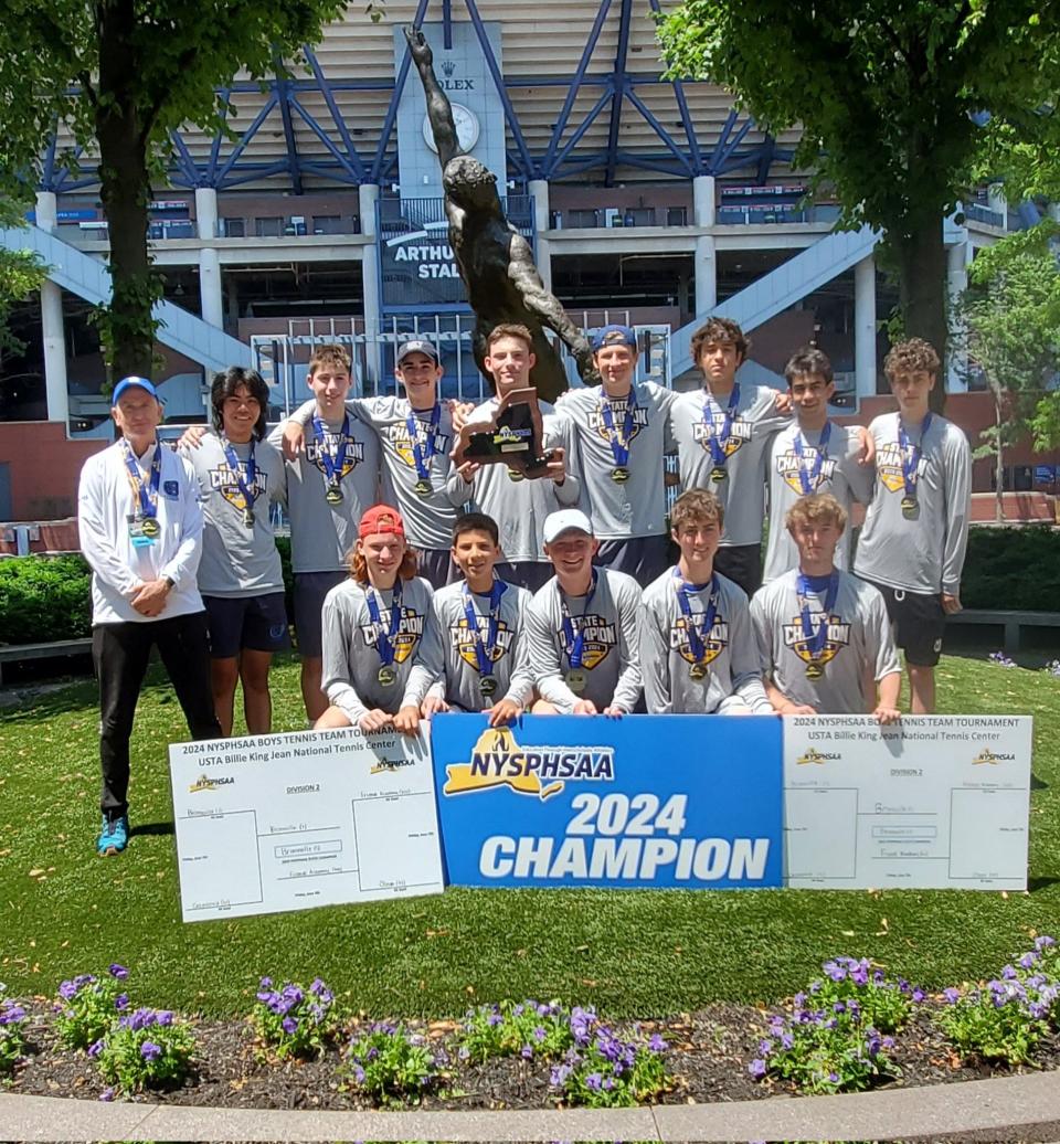 The Bronxville boys tennis program won their second straight NYSPHSAA Division II team title.