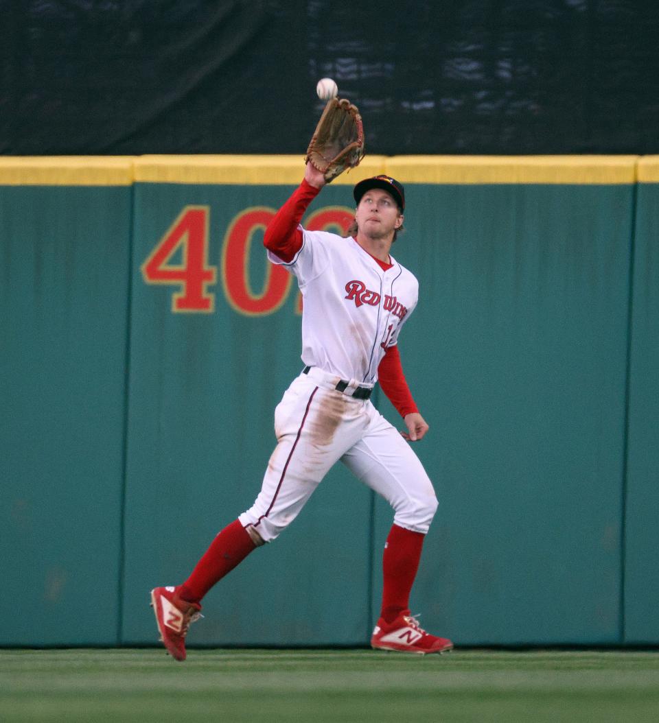 Andrew Stevenson not only leads the Red Wings in hitting, he's third in the International League.