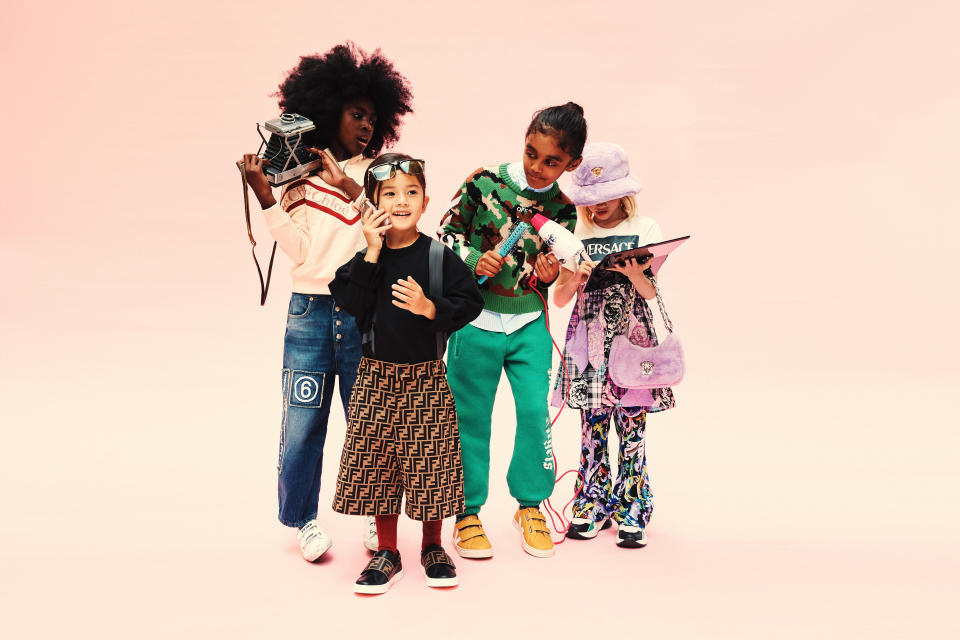 An image from Browns’ kids’ wear editorial “Honey, I Shrunk the Fashion.” - Credit: Courtey