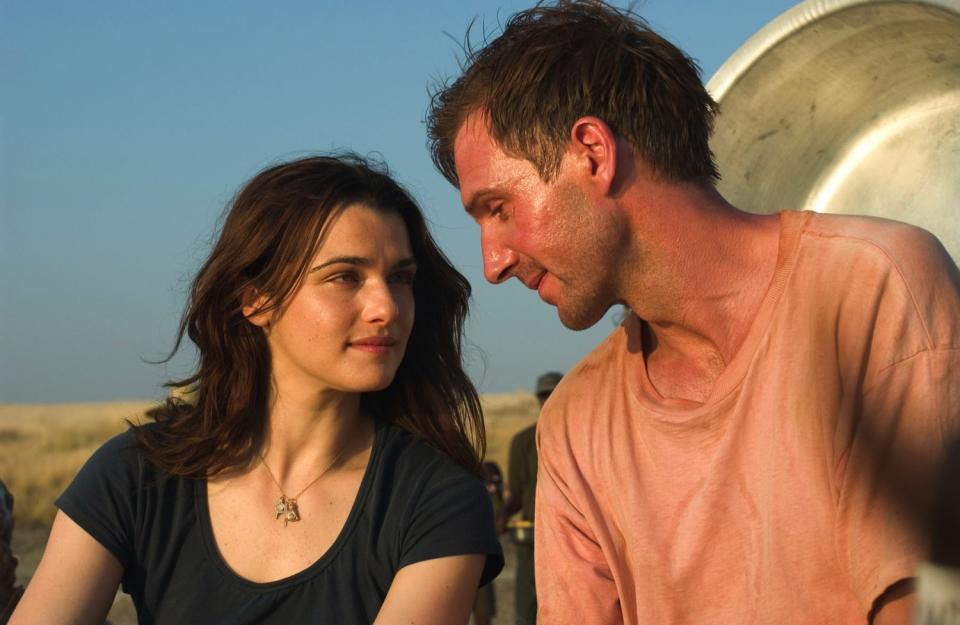 Rachel Weisz and Ralph Fiennes in the film adaptation of "The Constant Gardener."