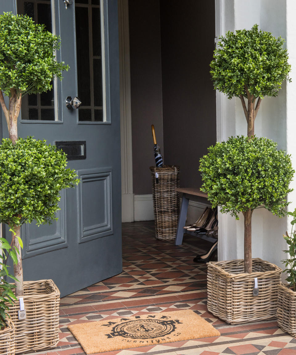 4. Frame your doorway for a stylish welcome