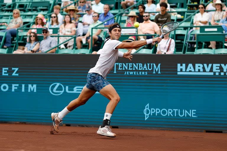 Tomás Martín Etcheverry tuvo una muy buena semana en Houston