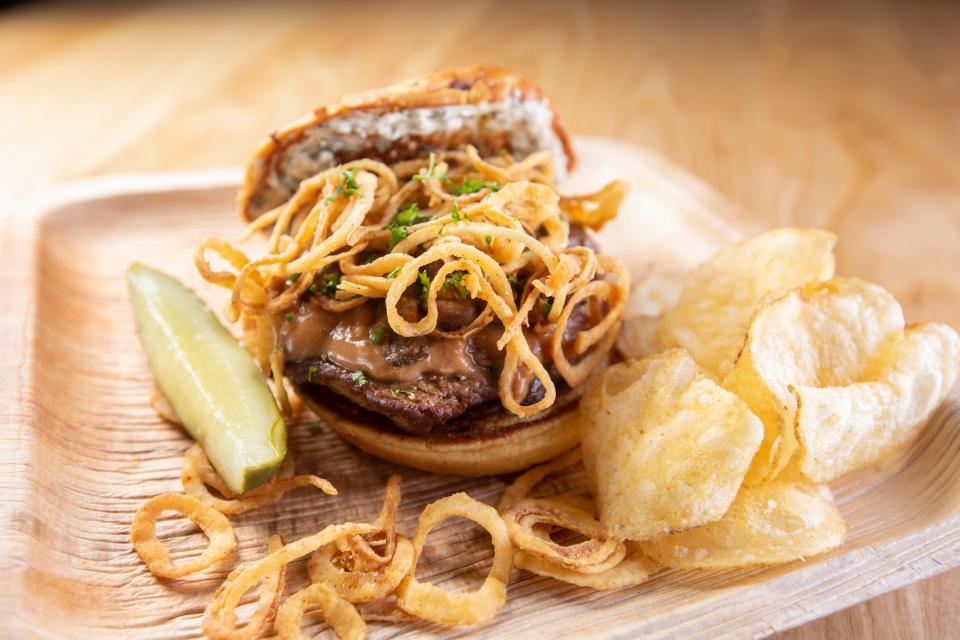 A steak Diane sandwich, created with inspiration from Black Shoe Hospitality's Buttermint, will be offered to Club Level guests this Brewers season.