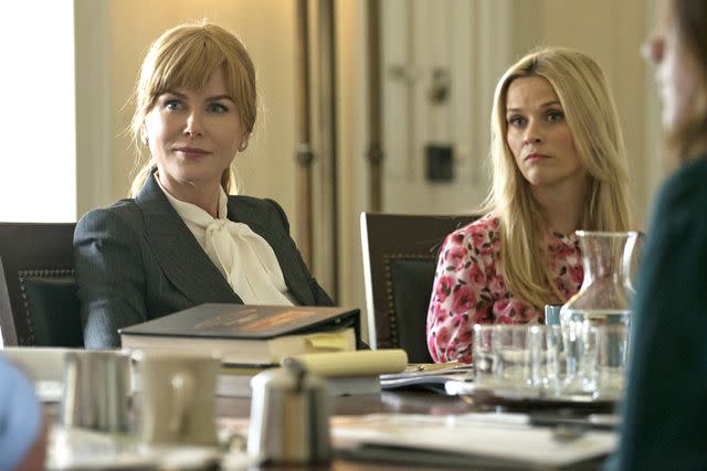 <p>Hilary Bronwyn Gayle/HBO</p> Nicole Kidman and Reese Witherspoon on 'Big Little Lies'