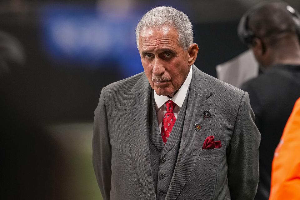 Atlanta Falcons team owner Arthur Blank. Mandatory Credit: Dale Zanine-USA TODAY Sports