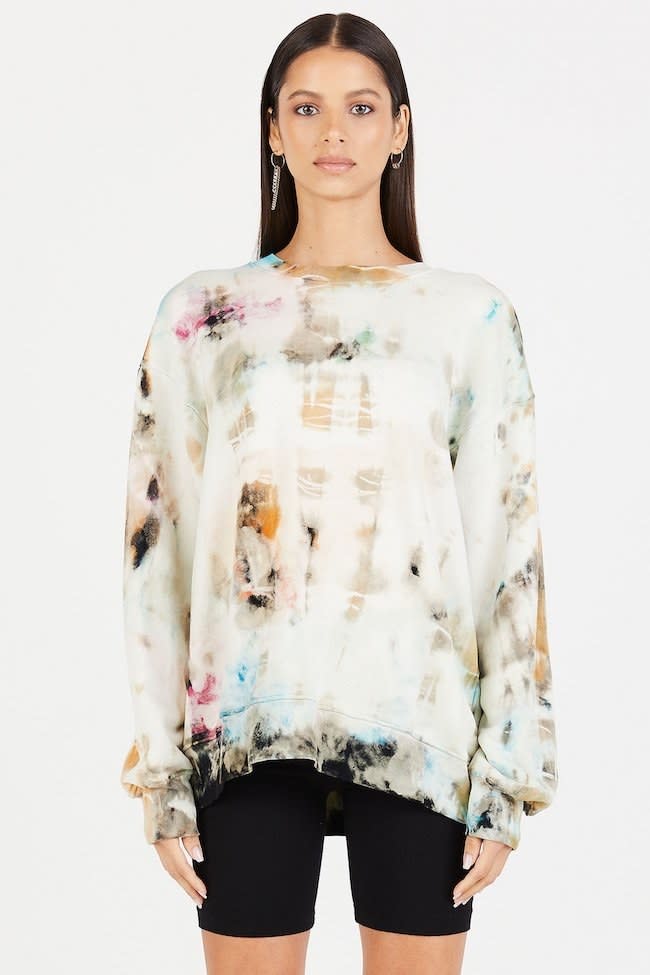 Cotton Citizen Brooklyn Oversized Crew Kaleidoscope Sky