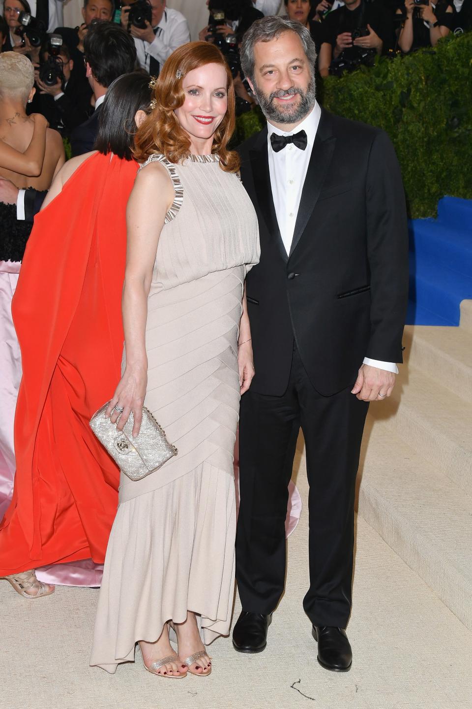 Leslie Mann and her husband, Judd Apatow