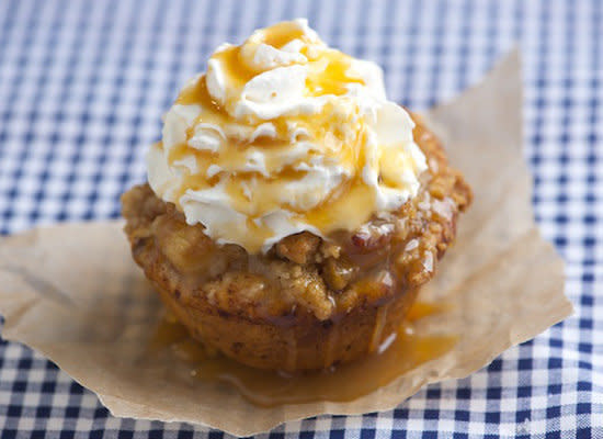 <strong>Get the <a href="http://www.inspiredtaste.net/10117/apple-pie-cupcakes-recipe/">Apple Pie Cupcakes recipe</a> from Inspired Taste</strong>