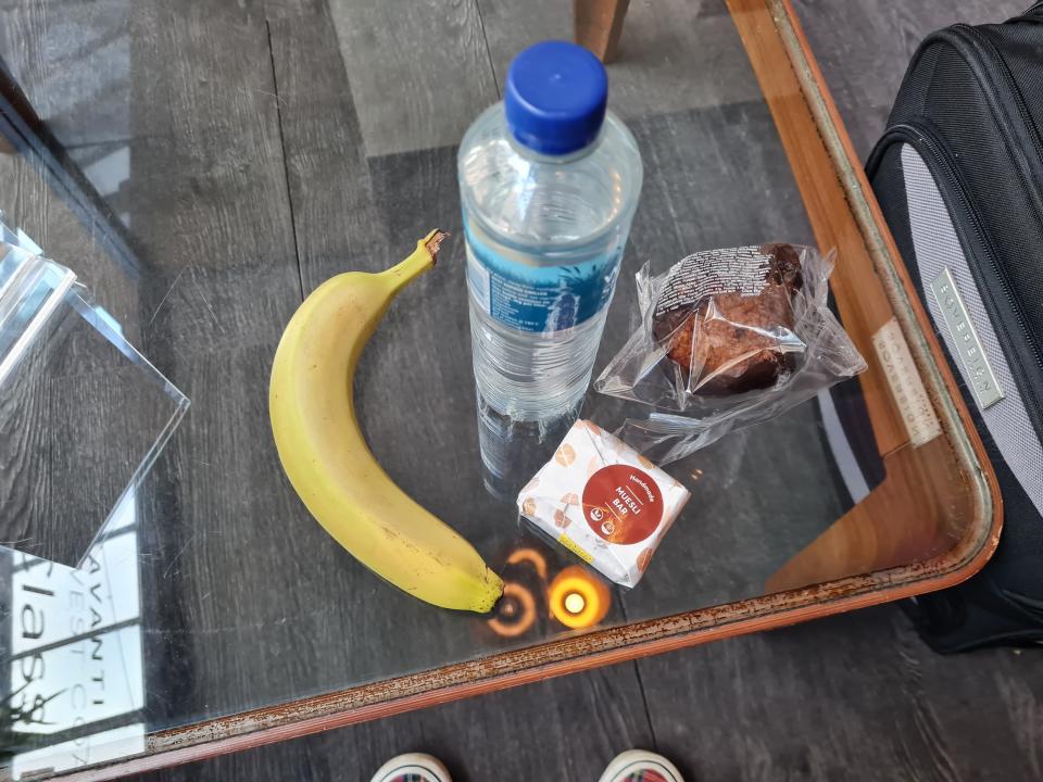 first class lounge snacks