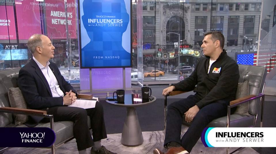 KIND CEO Daniel Lubetzky appears on Influencers with Andy Serwer.