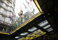 In January 2005, Alwaleed purchased the Savoy Hotel in London for an estimated GBP £250 million, to be managed by Fairmont Hotels and Resorts. (AFP PHOTO Adrian DENNIS)