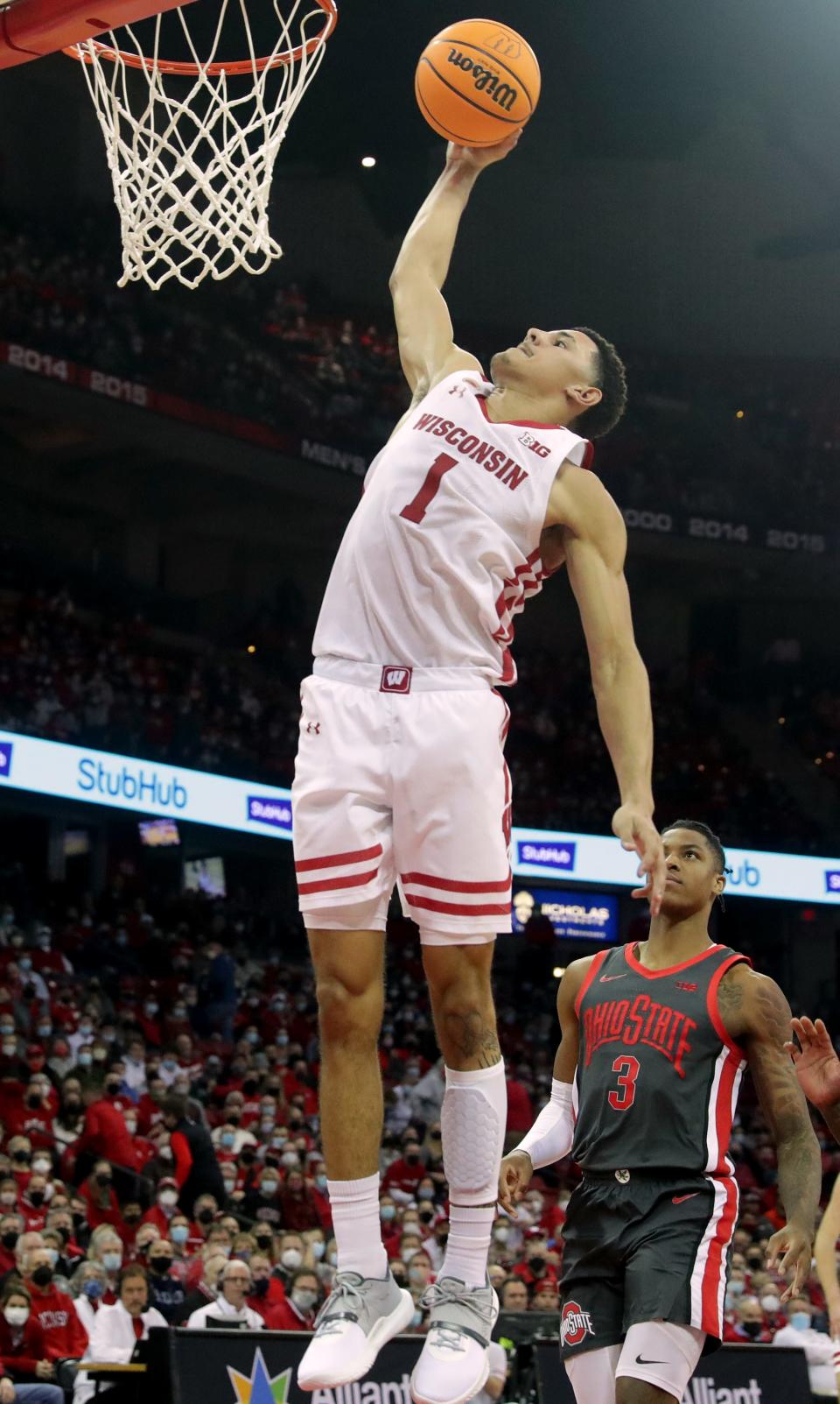 Wisconsin guard Johnny Davis has become one of the nation's top players.