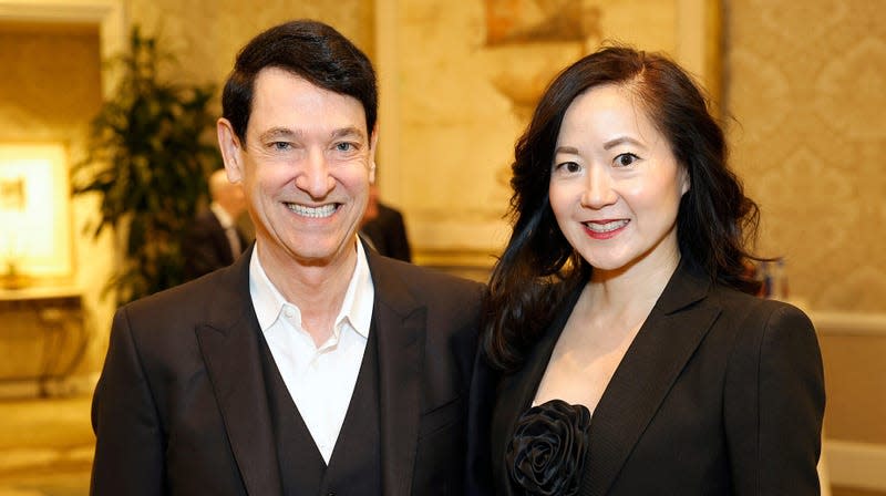 Chao with husband Jim Breyer - Photo: Frazer Harrison (Getty Images)