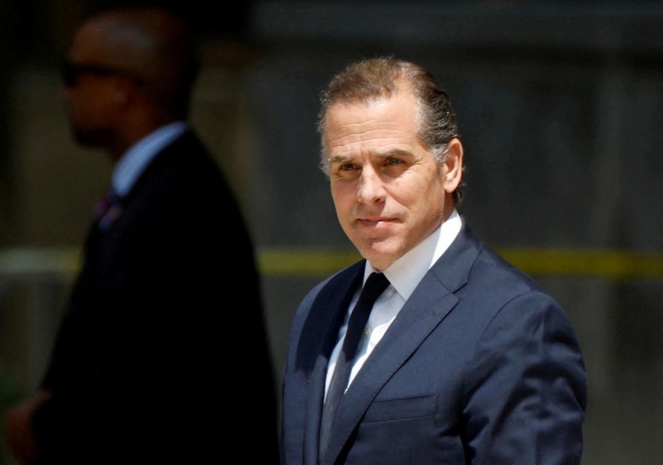 PHOTO: Hunter Biden departs federal court after a plea hearing on two misdemeanor charges of willfully failing to pay income taxes in Wilmington, Del., July 26, 2023. (Jonathan Ernst/Reuters, FILE)