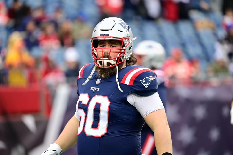 Patriots center David Andrews remains a key part of the offensive line.