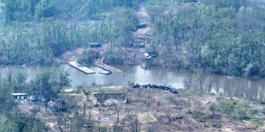 Previous attempts to cross the Siverskyi Donets ended in significant losses for the invaders. Photo taken on May 12, 2022