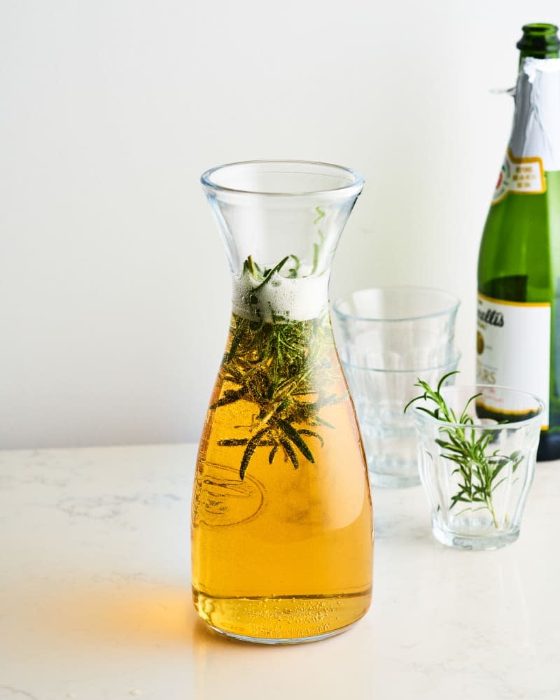 Sparkling Rosemary Cider