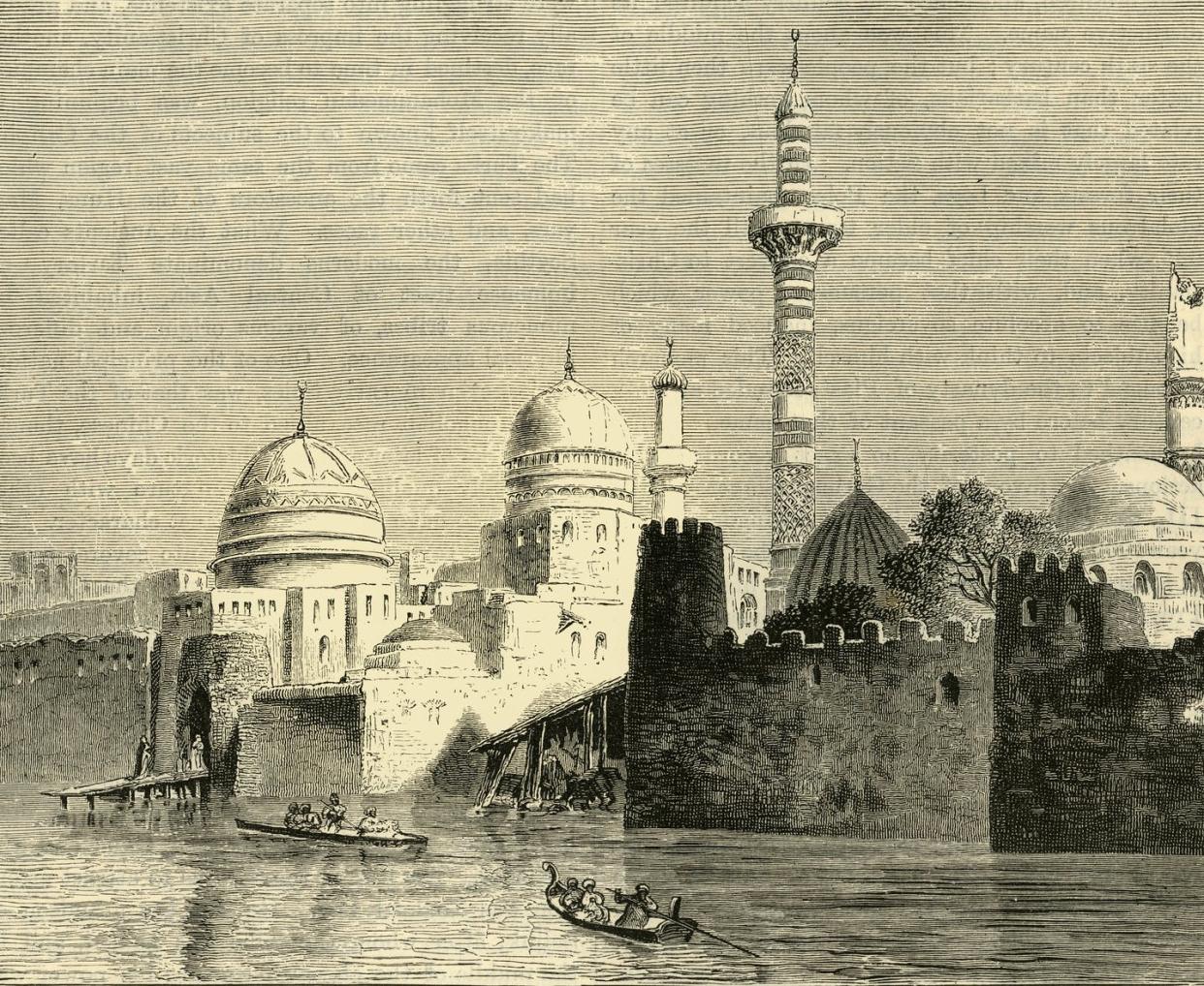 <span class="caption">Mosul, a major city in northern Iraq, in the 19th century </span> <span class="attribution"><a class="link " href="https://www.gettyimages.com/detail/news-photo/mosul-chief-town-of-al-jezireh-1890-mosul-city-on-the-news-photo/1160956064?adppopup=true" rel="nofollow noopener" target="_blank" data-ylk="slk:The Print Collector via Getty Images;elm:context_link;itc:0;sec:content-canvas">The Print Collector via Getty Images</a></span>