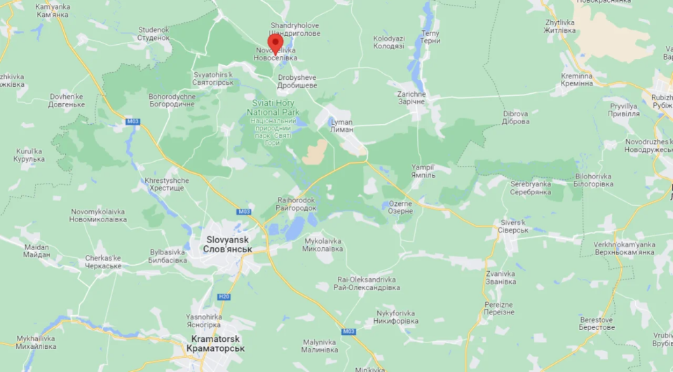 Novoselivka <span class="copyright">Google Maps screenshot</span>