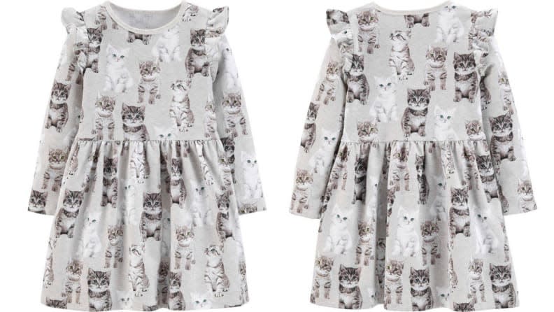 I want to pet each cat on this dress.