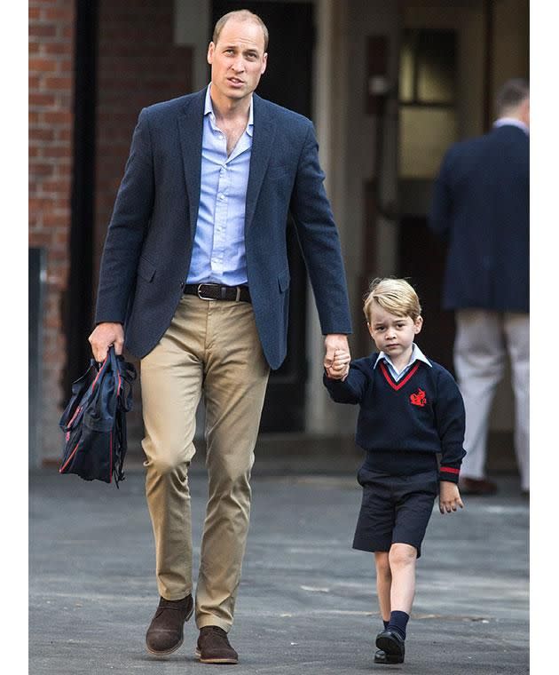 George started at the West London school last week. Photo: Getty