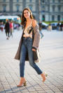 <h2>What To Wear (And Not To Wear) With Skinny Jeans</h2> <h4>Gala Gonzalez in Louis Vuitton. Photo: Getty Images.</h4>