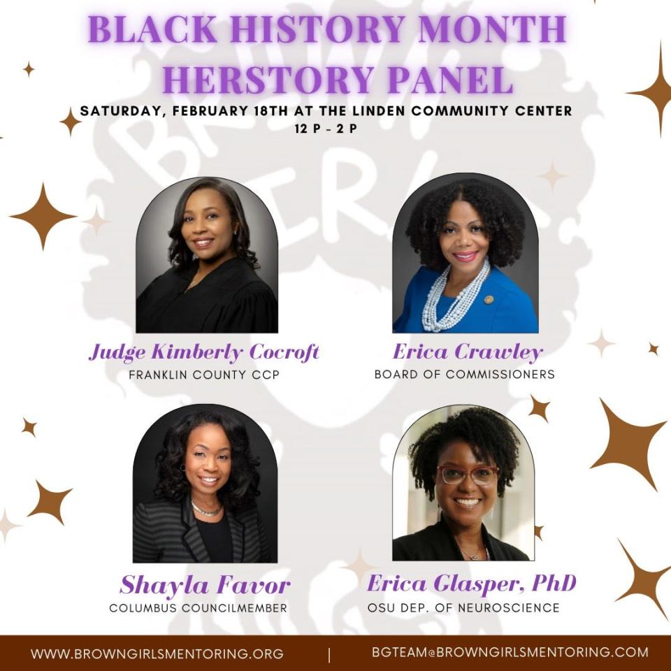 Brown Girls Mentoring Presents: Black History HERstory Series will take place Feb. 18 at the Linden Community Center.