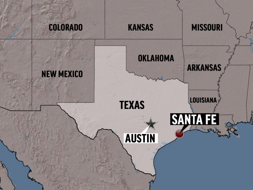 Shooting at Santa Fe High School in Galveston County, Texas